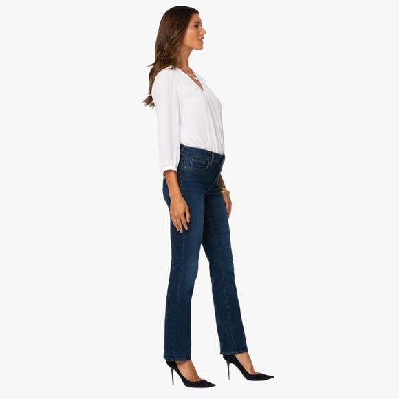 NYDJ Straight Leg Liftxtuck Technology High-Rise Women’s Jeans - Size: 4 - Picture 3 of 15
